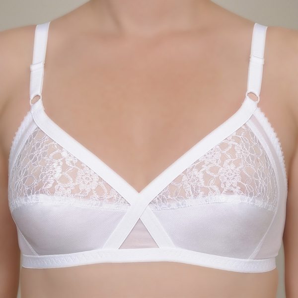 DS77 - Lace Cross Front Bra